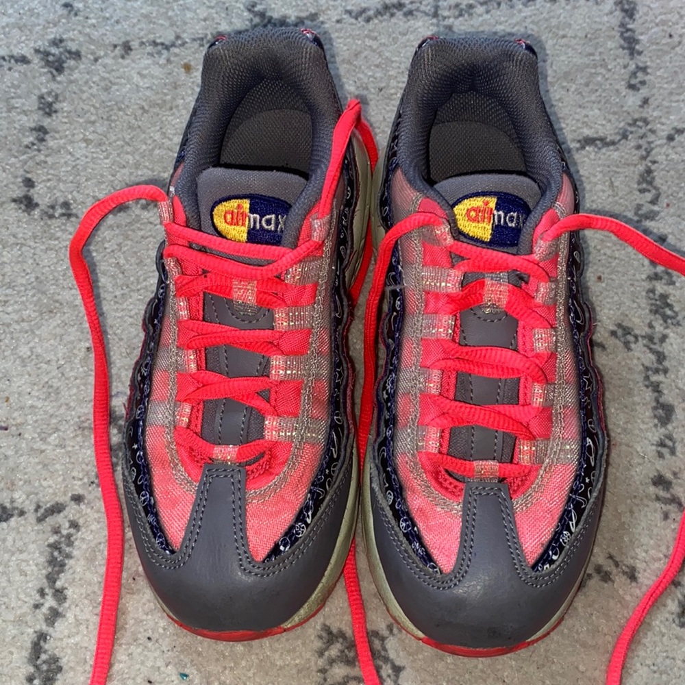 Nike air max95 1Y kids girls pink purple